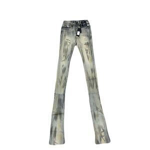 Si Tu Veux Brandon Jean’s Matte Gold Size 42 New